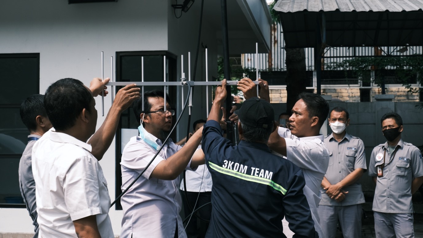Simulasi Penggunaan Repeater Portable: Komitmen Dukungan Komunikasi Kebencanaan