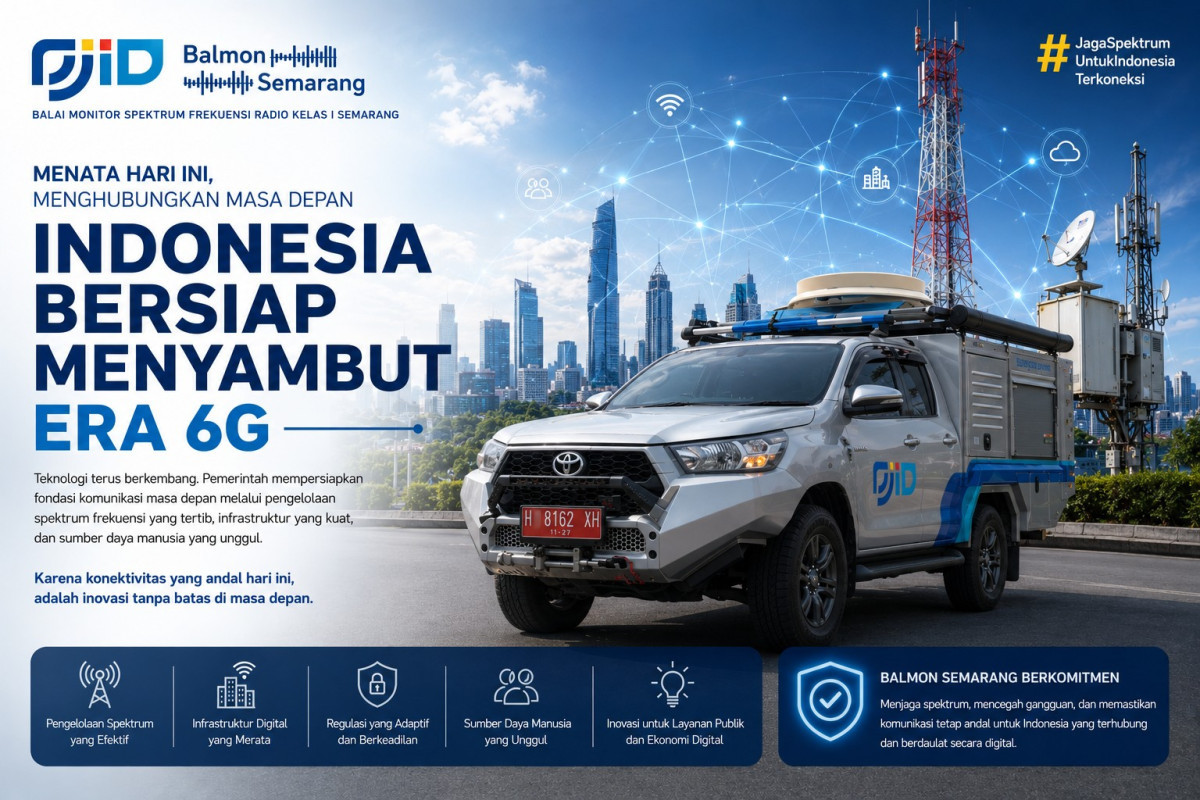 Bersiap Menyambut Era 6G: Menata Fondasi Komunikasi Digital Masa Depan Melalui Pengelolaan Spektrum Frekuensi Radio