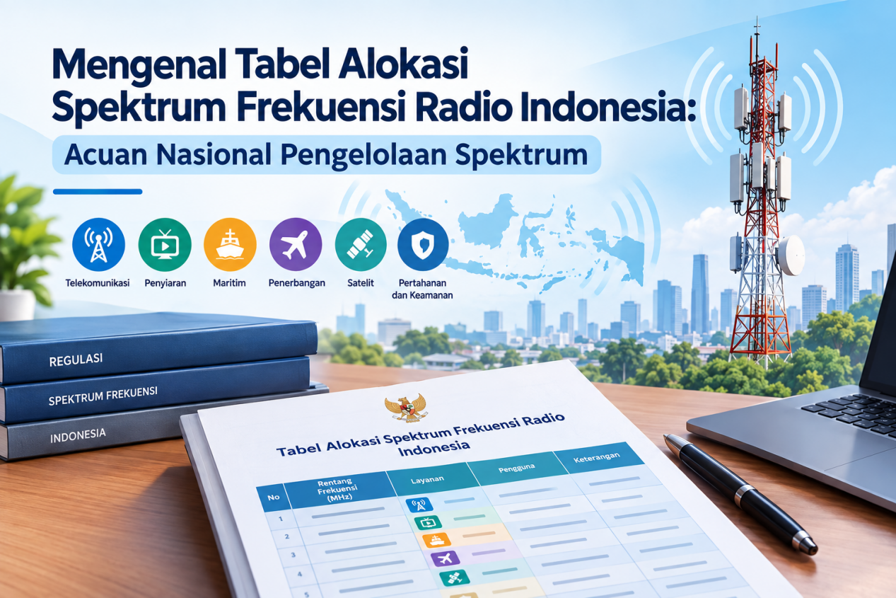 Mengenal Tabel Alokasi Spektrum Frekuensi Radio Indonesia